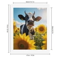 thumbnail image 2 of Paint By Numbers Kit for Adults Beginner - Cow Sunflowers Blue Sky DIY Canvas Painting Kits for Adults, Frameless Paint By Number for Adults for Home Wall Decor 16x20 Inch, 2 of 7