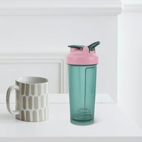 TABLZONE Smoothie Cups Plastic Shaker Bottle Pp Green 1Pack Back to School