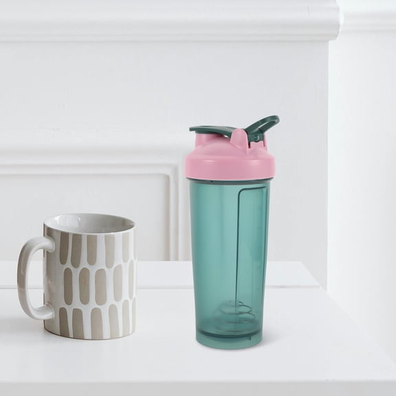 TABLZONE Smoothie Cups Plastic Shaker Bottle Pp Green 1Pack Back to School