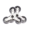 thumbnail image 2 of JISADER 2PCs Trolley Triangular Wheels Staircase Climbing Wheels Stainless Steel -wheel Diameter 9 Cm Anti -slip Replacement for Laundry, 2 of 9