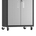 thumbnail image 4 of Fortress Textured Metal 31.5" Garage Mobile Cabinet with 2 Adjustable Shelves in Grey, 4 of 7