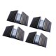 thumbnail image 5 of 4 patas de soporte para cercas de animales para aislamiento configurable de cerramientos de puertas negro, 5 of 9