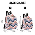 thumbnail image 2 of FORMRS Mini Backpack Purse for Women Travel Daypack Casual Shoulder Bag, White Geometric, 2 of 7