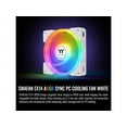 thumbnail image 2 of Thermaltake SWAFAN EX 14 ARGB PC Cooling Fan White, 3-Fan pcak, 500 ~ 2000 RPM, Magnetic Connection, Reversable Blades, sync with MB RGB software, CL-F170-PL14SW-A, 2 of 5