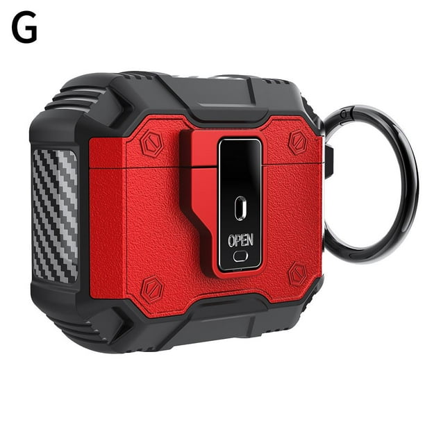 Estuche para Airpods de 4.ª generación, con amortiguación de grado militar J4E9