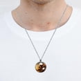 thumbnail image 5 of Surfing in Summer Stunning Glass Circular Pendant Necklace - Women's Necklaces, 5 of 5