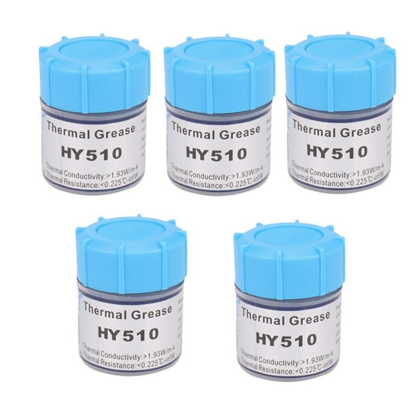 5X HY510 10G Pasta de Grasa Conductora TéRmica Gris para Enfriamiento de Chipset de CPU GPU