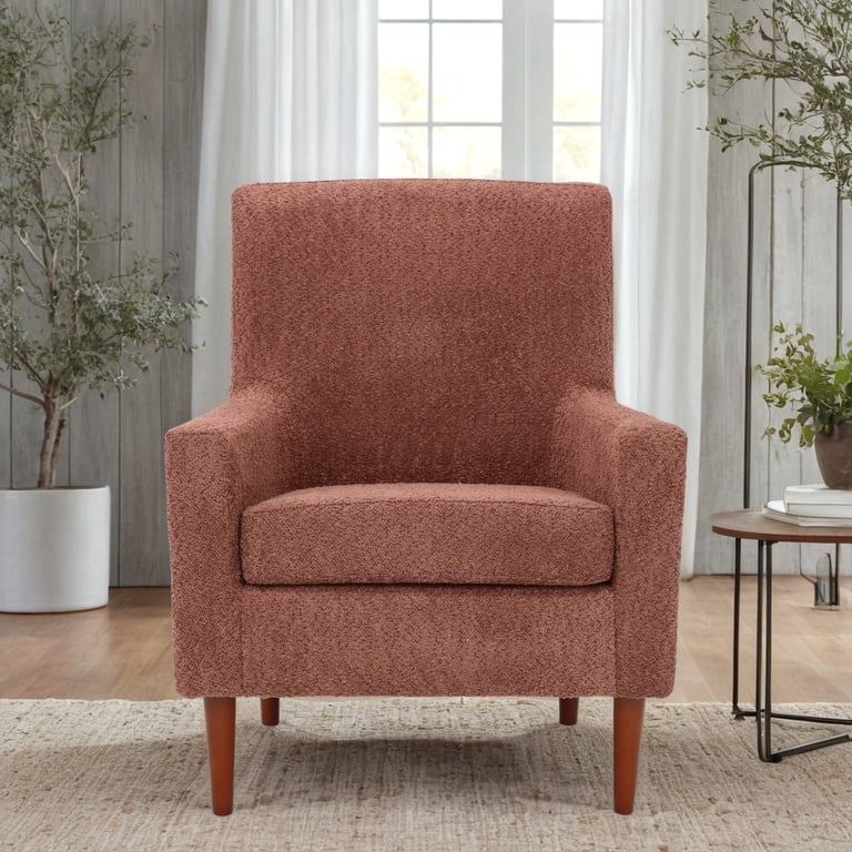 Mainstays Emma Lounge Chair, Terracotta photo 1