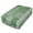 Green Grid, variant on Premium Soft Fitted Sheet for Blow Up Bed Mattress Sheets with Zipper for Camping Office Bedroom, Ikat Blue Print