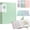 Green, variant on Multi-Layer Display Book File Folder, Morandi Document Folder with 60 Transparent Sleeves for A4 Papers, Sheet Music, Artwork, Certificates(Blue)