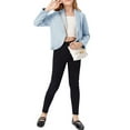 thumbnail image 4 of Lapel Collar Kids Girls Open Front Casual Blazer Coat, 4 of 5