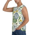 thumbnail image 3 of Daiia Vintage Utensils Printed Men's Tank Tops,Casual Soft Sleeveless Gym Muscle Shirts Bodybuilding Tee-Small, 3 of 8