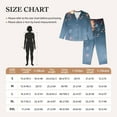 thumbnail image 4 of Disketp Gold And Blue Fireworks Pajamas Set Long Sleeve Sleepwear Womens Button Down Nightwear Pj Sets-{designName}-Small, 4 of 7