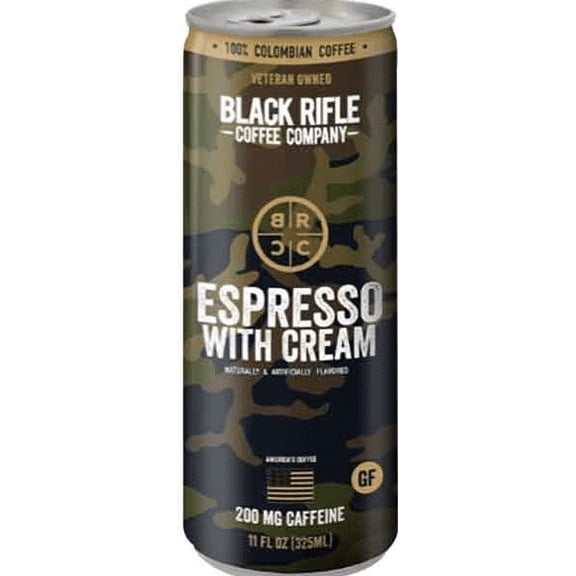 Black Rifle Coffee Co. Ready To Drink Espresso with Cream, 12-Pack 11 fl oz. Cans