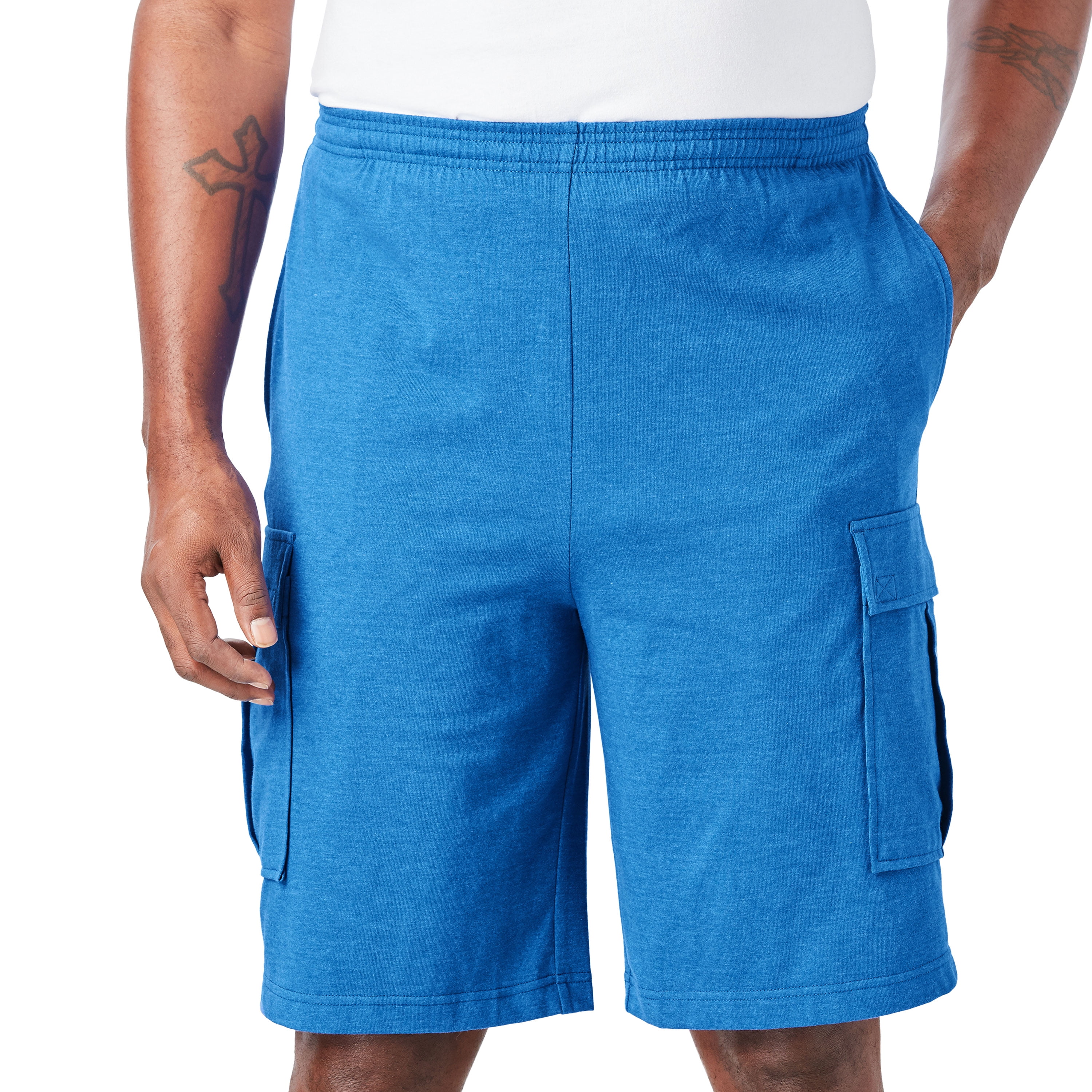 3XL, Heather Royal Blue Multicolored 