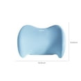 thumbnail image 3 of Cyber and Monday Deals, Lumbar Pillows Lumbar Support Pillows for Office Chair Ergonomic Memory Foam Back Pillows for Car Back Support for Office Chair Car Bed Hot Discounts | flax, Blue, 3 of 8