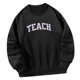 thumbnail image 1 of Ropa para hombre y mujer, jersey de cuello redondo, sudadera de poliéster suave de manga larga, sudadera de moda, Tops para senderismo, fiesta y , M M, 1 of 10