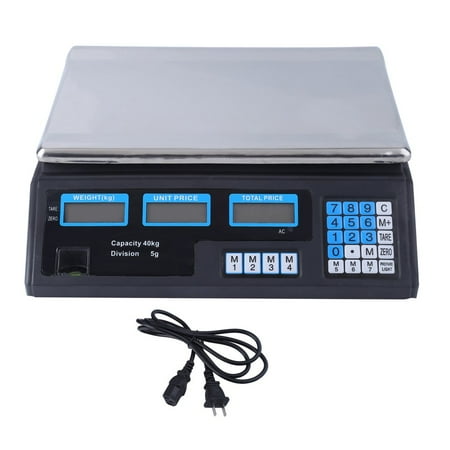 40KG Electronic digi tal Weight Price Computing Counting Commercial Scales