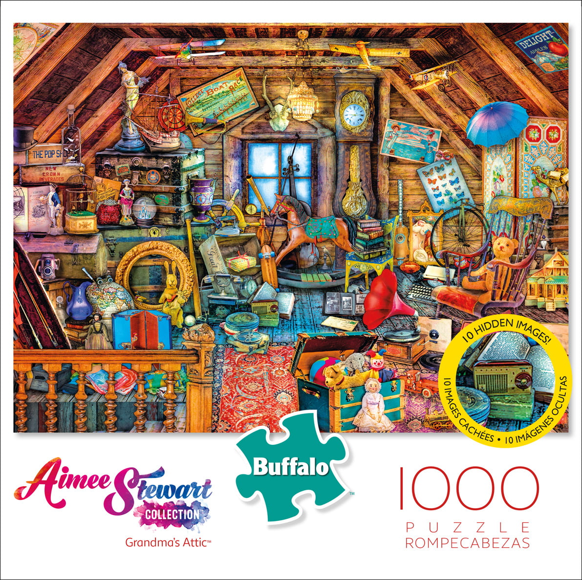 Bird's Eye View Spring Clean up Collection 1000pc Puzzle by Buffalo Games for sale online