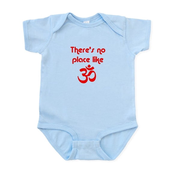CafePress - There's No Place Like OM Infant Bodysuit - Baby Light Bodysuit, Size Newborn - 24 Months