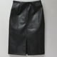 thumbnail image 3 of Gibobby faldas de lentejuelas para mujer Bolso delgado de cuero Falda a la cadera Falda de cuero(Negro, M), 3 of 5