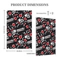 thumbnail image 3 of KLL Vintage Skull Casino Pattern Electrical Outlet Covers, 3" x 5" 1 Pack Electric Receptacle Plug Covers for Decorator Receptacle Outlet & Switch-Style V, 3 of 6