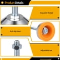 thumbnail image 3 of 4 PCS Heavy Duty Leveling Feet, Leg Leveler with Base, Adjustable Leveling Feet with M12 Thread, Great Load Capacity for Workbench Machine Cabinet, 3 of 5
