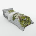 thumbnail image 2 of Ambesonne Hamsa Bedding Set 3 Pcs, Natural Harmony Theme, Twin, Green White Brown, 2 of 2