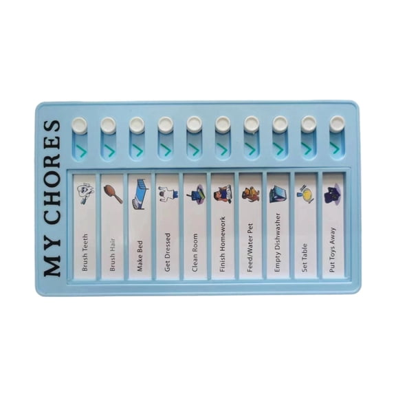 ROZYARD Kids Daily Routine Chart Daily Chore Chart Educational Visual Schedule Board