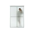 thumbnail image 4 of Finesse Bypass Bath Door, Nickel, Lake Mist Glass, 70.93" H x 47.63" W, Tub Door, Bypass, Brass, 4 of 5