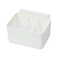 thumbnail image 4 of LEORX 1Set Rectangular Storage Holder in White PP for Fridge Side Door Organizer and Yogurt Holding, 4 of 8