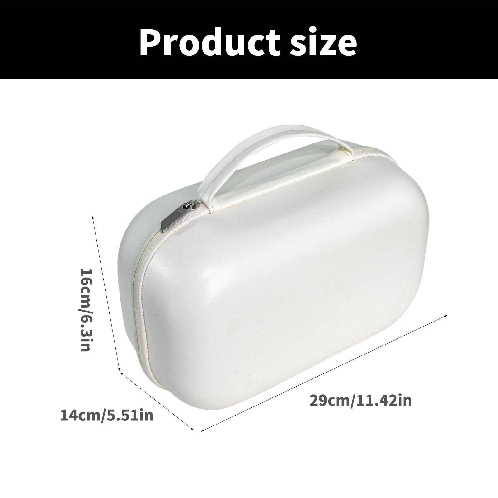 Hard Shell Travel Case for Breast Pumps, Portable Storage Handbag with Well Organized Compartments Enjoy Easy Access
