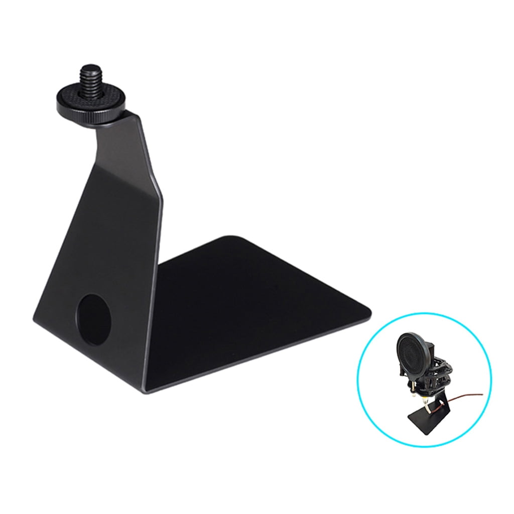 Iron for Triangle Metal Microphone Stand, Microphone Desktop Shock Mount, Directional Universal Accessories
