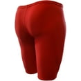thumbnail image 2 of Adoretex Men's Solid Jammer Swimsuit (MJ001) - Red - 34, 2 of 3