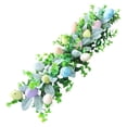 thumbnail image 3 of 22 Inch Easter Garland Decor, Artificial Easter Garland with Easter Eggs, Easter Garland Faux Spring Vine, Rustic Easter Hanging Garland for Fireplace, Mantle, Table & Indoor Home Decor, 3 of 10