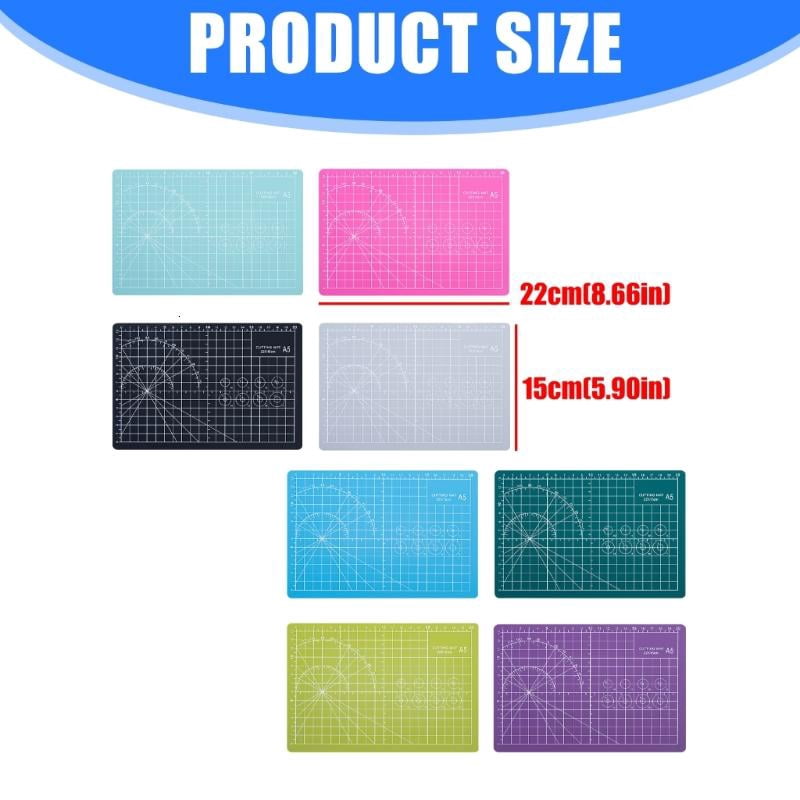 ANXPTIME Crafting Mats Double Side Grids PVC Materials