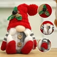 thumbnail image 5 of Christmas Gnome Ornaments Handmade Plush Gnomes Christmas Decorations Mini Gnomes Scandinavian Santa Ornaments for Holiday Party Home Decor for Christmas Ornaments Xmas Tree Decor Christmas Decor, 5 of 5