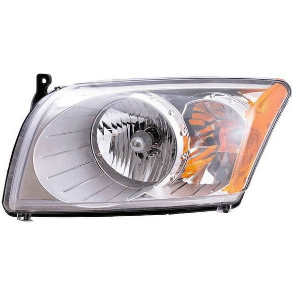 Left Headlight Assembly - Compatible with 2007 - 2012 Dodge Caliber 2008 2009 2010 2011