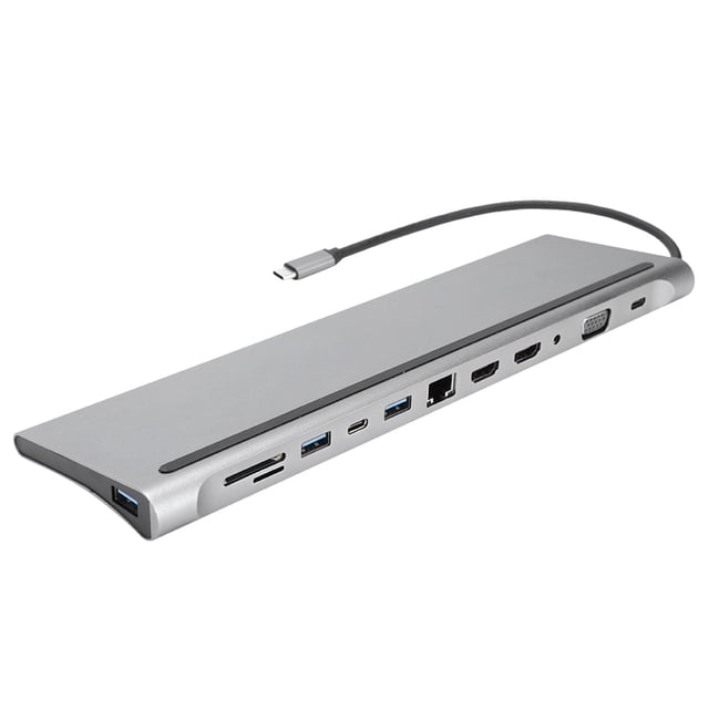 MUJER DE COMPATIBILIDAD CON RetroCeso, Estacia de Acoplamiento USB, Aleación de Aluminio de Alta Eficiencia para cuadernos Tipo C
