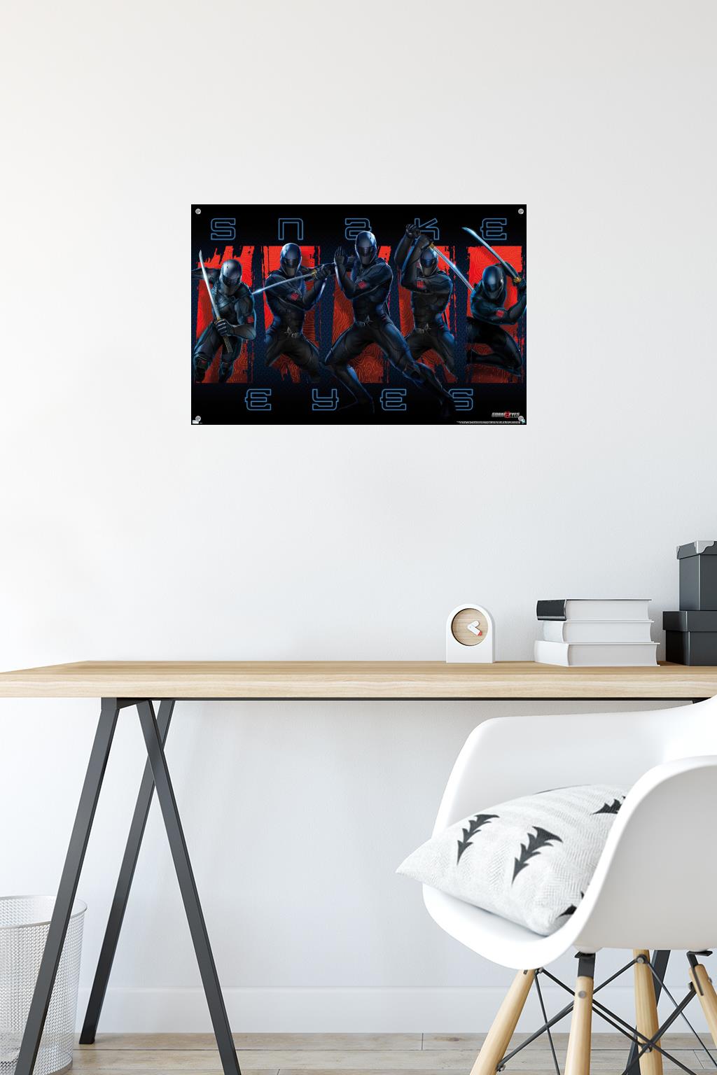 G.I. Joe: Snake Eyes - Group Wall Poster with Pushpins, 14.725" x 22.375"
