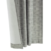 Habitat Odessa Light Filtering Dual Header Curtain Panel 52 x 63 in Grey