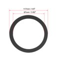 thumbnail image 2 of Unique Bargains Black 4.5 Inch EVA Foam Audio Speaker Edge Surround Rings Replacement Parts for Speaker Repair 2Pcs, 2 of 3