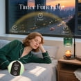 thumbnail image 4 of Sziqiqi Green Candle Warmers with Timer: Height-Adjustable Wax Melting Lamp 4-Level Dimmer & 2 Included Bulbs Flameless Home Decor Gift for Her, 4 of 9