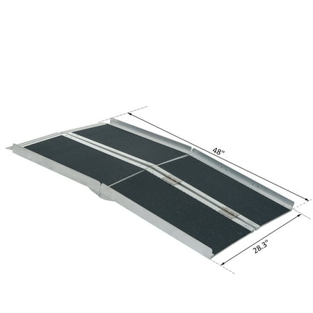 ramp folding portable skidproof carpeted 4ft 10ft