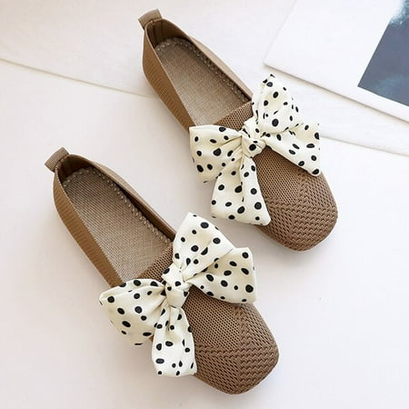 

2022 Spring Mesh Ballet Flats Women Square Toe Knitted Loafers Breathable Flats Driving Sneakers Boat Shoes Classic Moccasins
