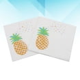 thumbnail image 6 of ADDHAT 20pcs Disposable Pineapple Print Paper Napkins 33x33cm Party Supplies for Banquet Daily Use and Events, 6 of 7