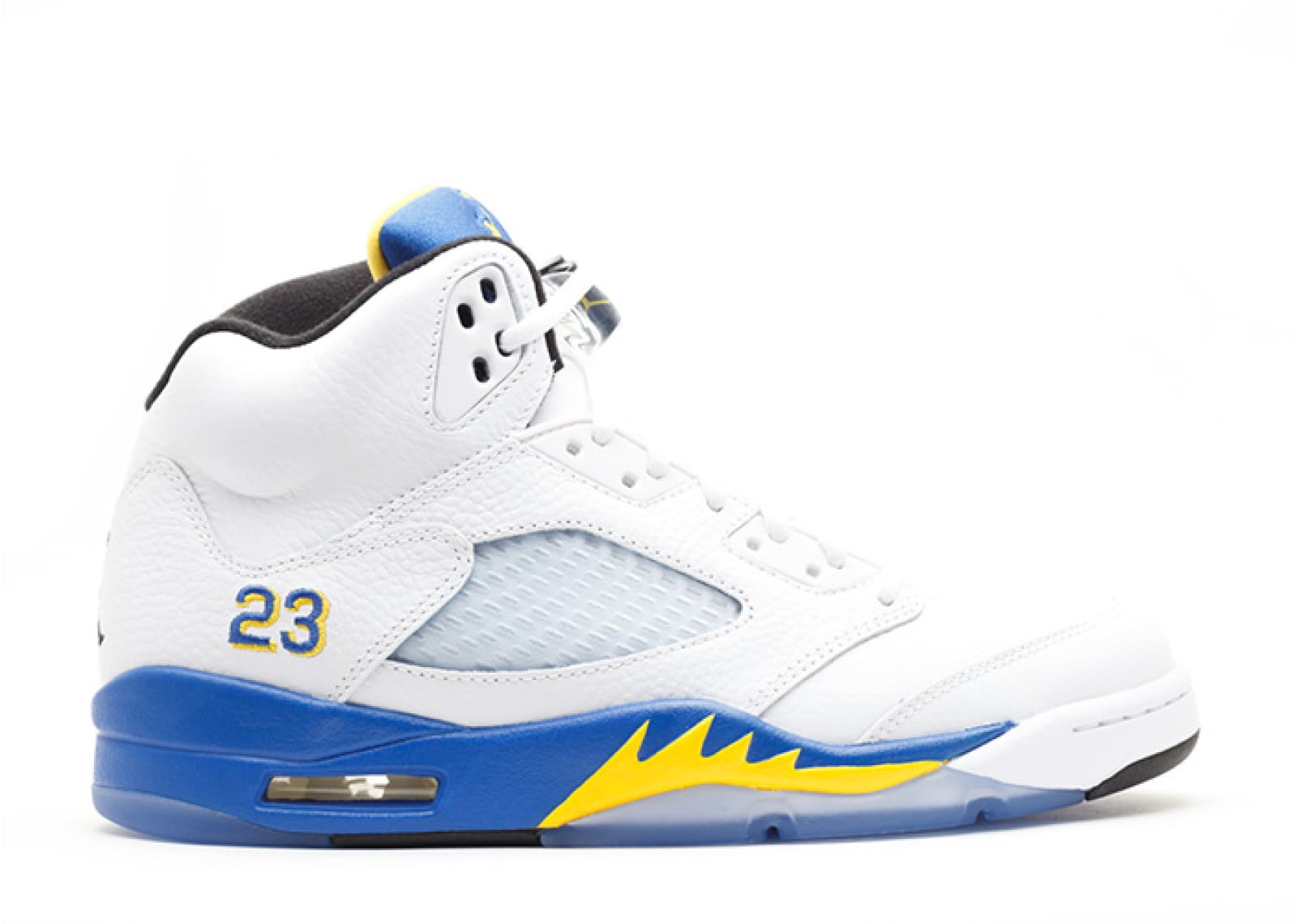 retro 5 blue and yellow