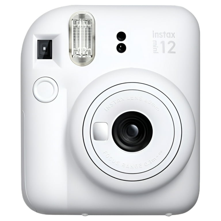 Fujifilm Instax Mini 12 Camera White, Set with 40pk Film, Strap