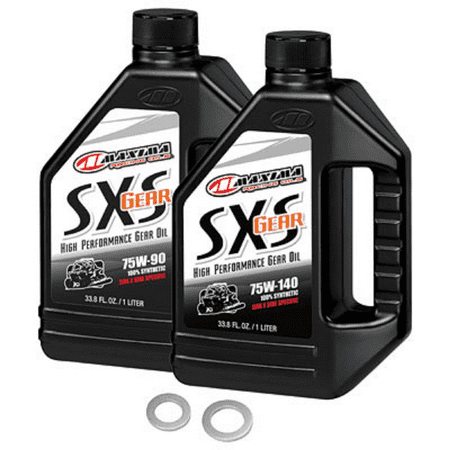Drivetrain Oil Change Kit with Maxima Oil Compatible With Can-Am Maverick 1000 X rs Turbo 2016