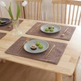 thumbnail image 4 of CSChome Tapis de Table à Manger Tapis de Table à Manger Couleur Unie Super Doux Résistant aux Rayures Facile à Nettoyer, 4 of 6
